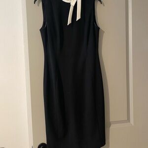 Calvin Klein Black Dress with White Detail